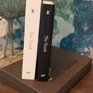 Louis Vuitton The Trunk Book Set in Black and White with Brown Box